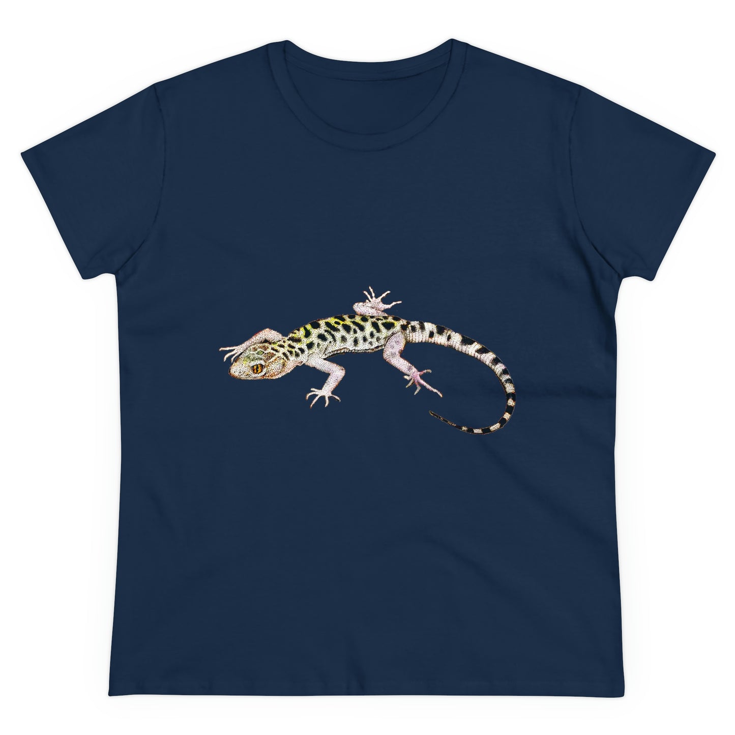 Colorful Lizard 🦎 Women Cotton T-Shirt
