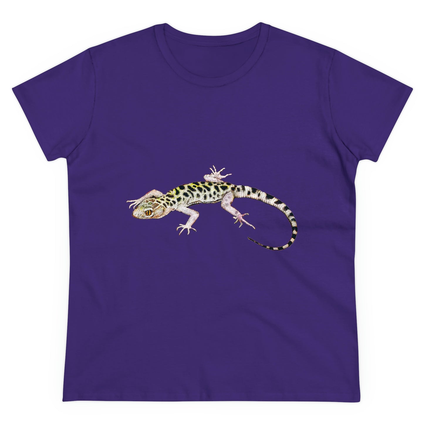 Colorful Lizard 🦎 Women Cotton T-Shirt