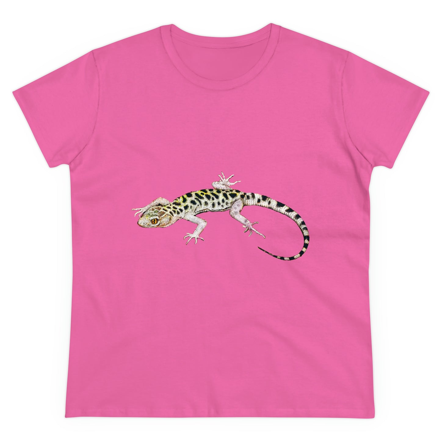 Colorful Lizard 🦎 Women Cotton T-Shirt
