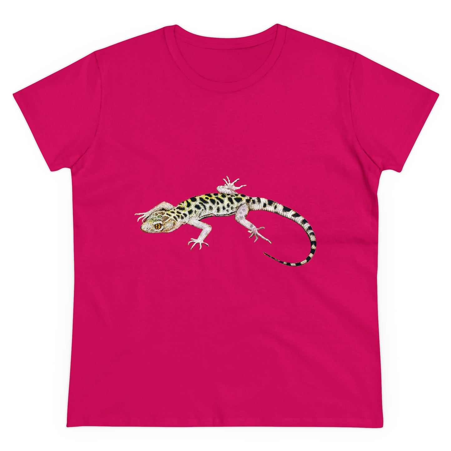 Colorful Lizard 🦎 Women Cotton T-Shirt