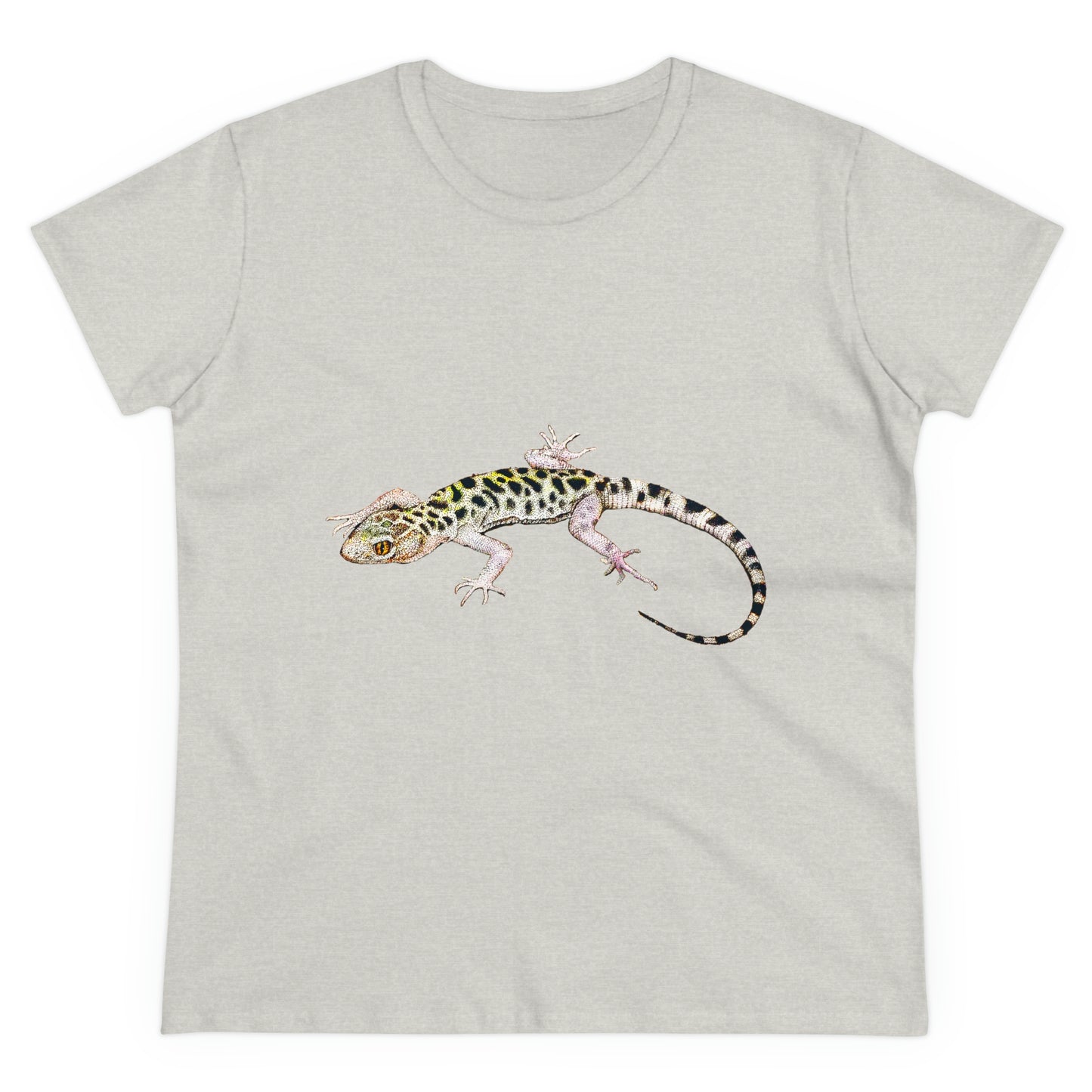 Colorful Lizard 🦎 Women Cotton T-Shirt