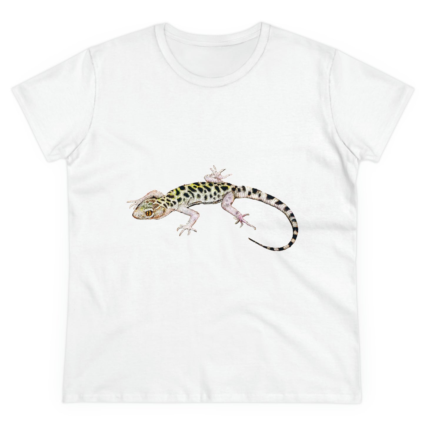 Colorful Lizard 🦎 Women Cotton T-Shirt
