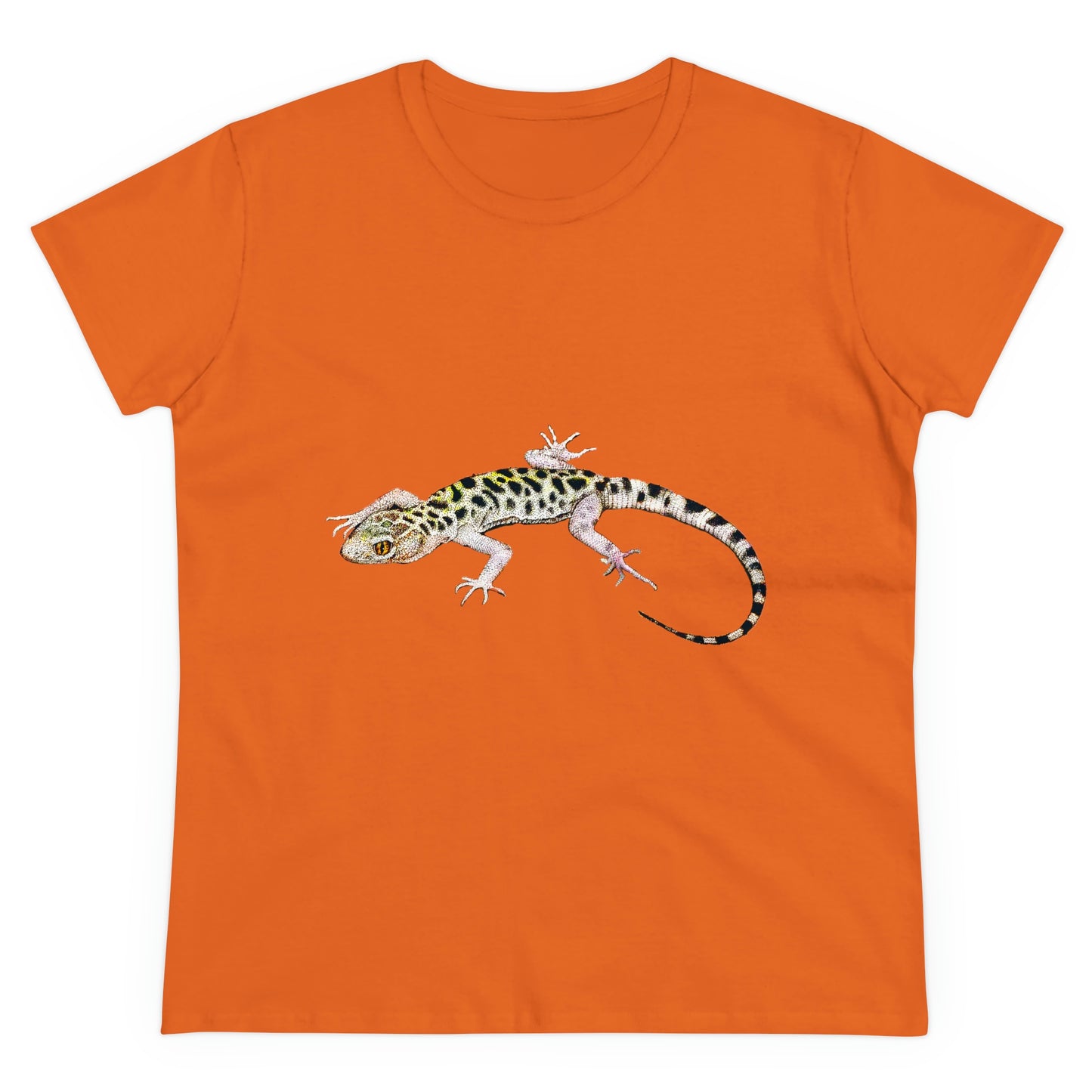 Colorful Lizard 🦎 Women Cotton T-Shirt