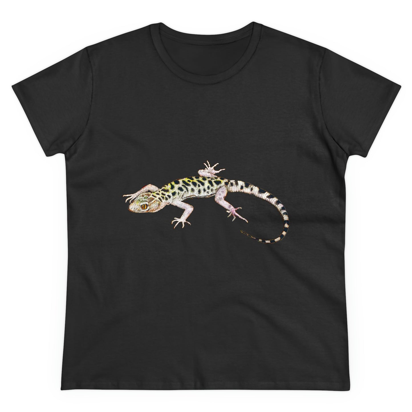 Colorful Lizard 🦎 Women Cotton T-Shirt