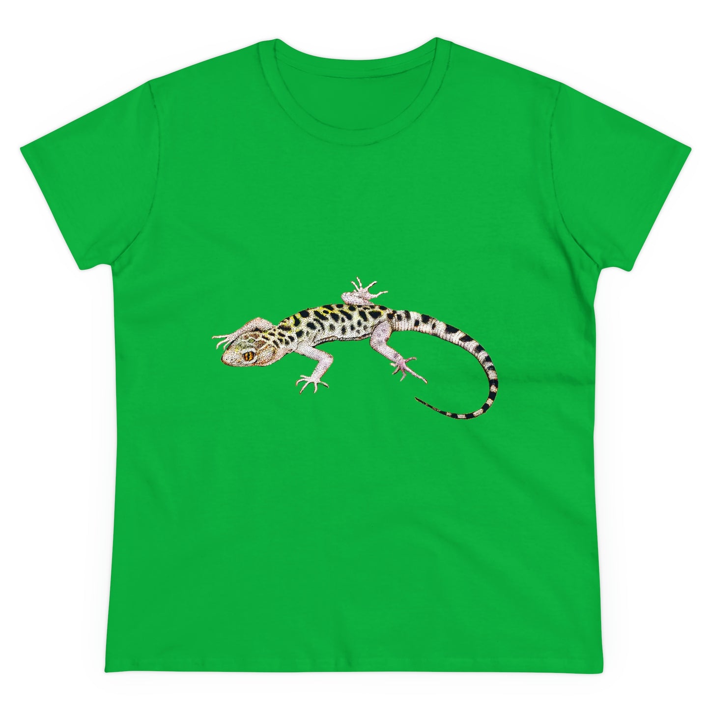Colorful Lizard 🦎 Women Cotton T-Shirt
